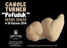 Carole Turner Sculpture Exhibition, Istanbul Turkey, Galeri Selvin, Marble, Pofuduk